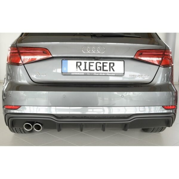 Difusor Rieger Audi A3 8V FL Hatchback / Sportback