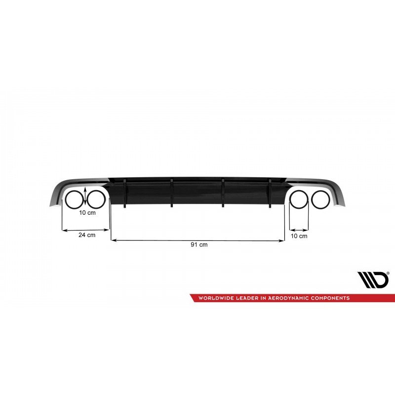 Difusor Maxton Design Audi S6 C7 FL / A6 S-Line C7 FL & Audi A6 C7 FL - Imagen 9