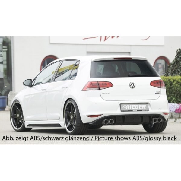 Difusor Carbon Look Rieger VW Golf Mk7 Estándar