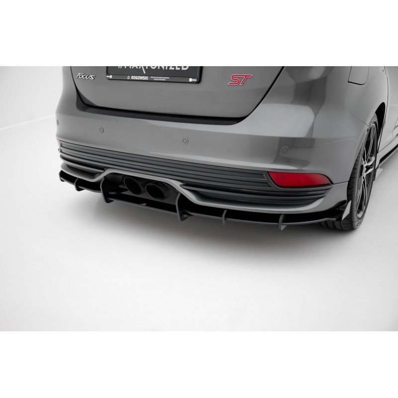 Difusor Con Flaps Street Pro Maxton Design Ford Focus ST Mk3 FL - Imagen 3