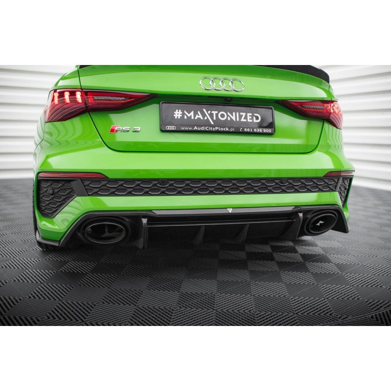 Difusor Fibra Carbono Maxton Design Audi RS3 8Y Sedán - Imagen 5