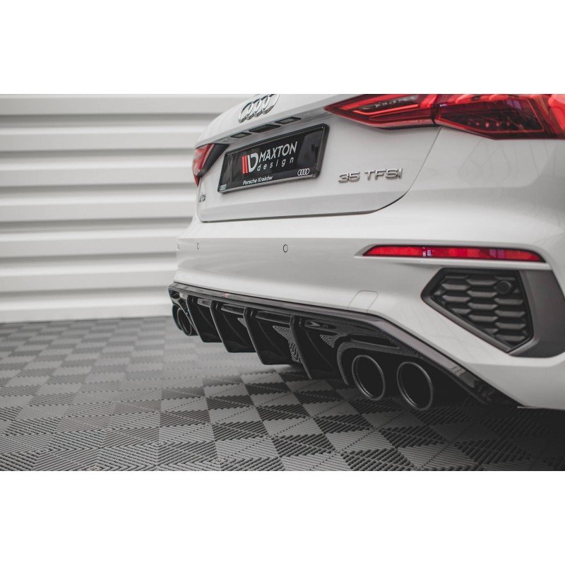 Difusor Con Colas Maxton Design Audi A3 S-Line Sportback 8Y - Imagen 4