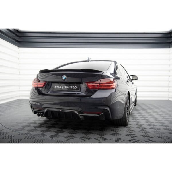 Difusor Maxton Design BMW 4 Coupe F32 M-Pack & BMW 4 Gran Coupe F36 M-Pack (Doble Salida Izq)