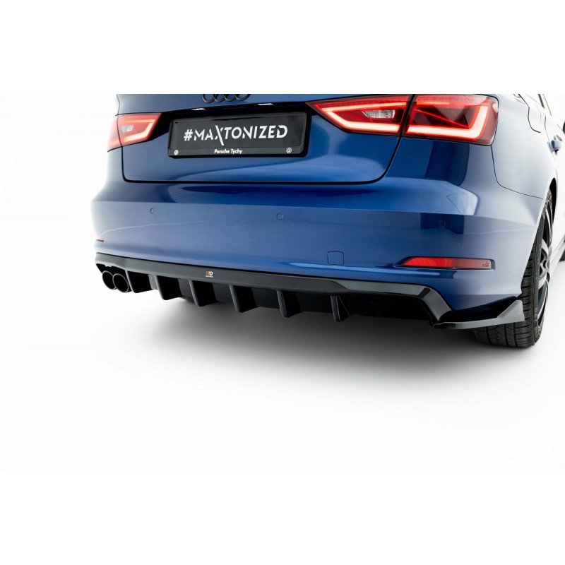 Difusor Maxton Design Audi A3 Sedan 8V FL (Doble Salida Izq) - Imagen 4