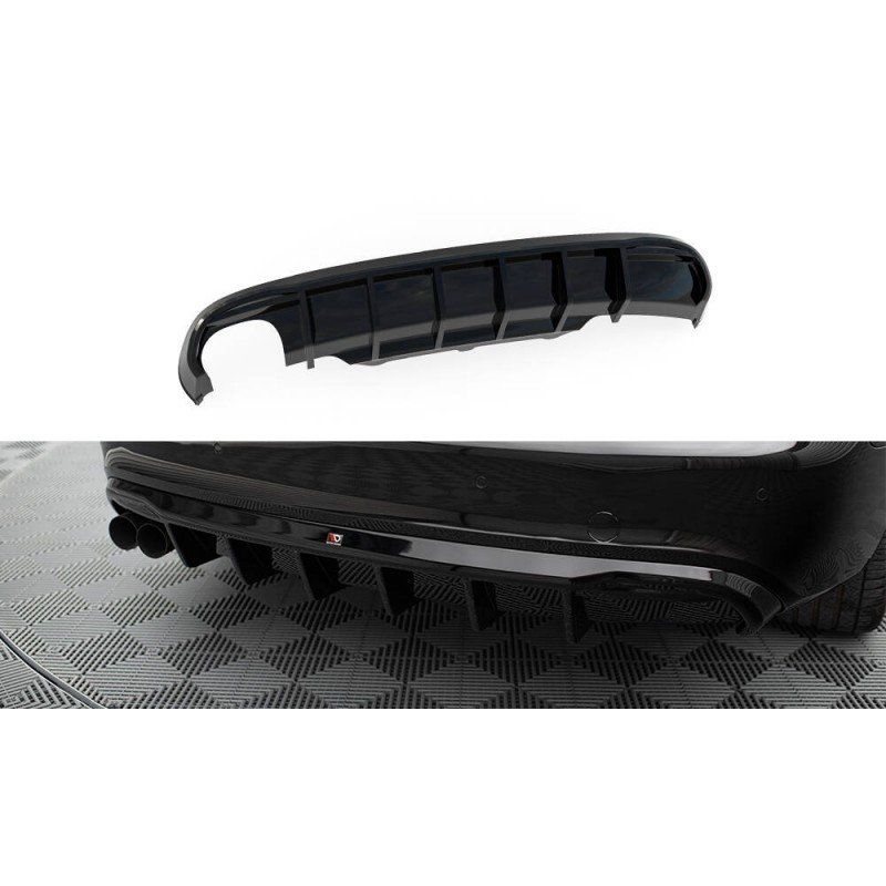 Difusor Maxton Design Audi A5 8T Coupe / Cabio S-Line (Salida Doble Izq) - Imagen 2