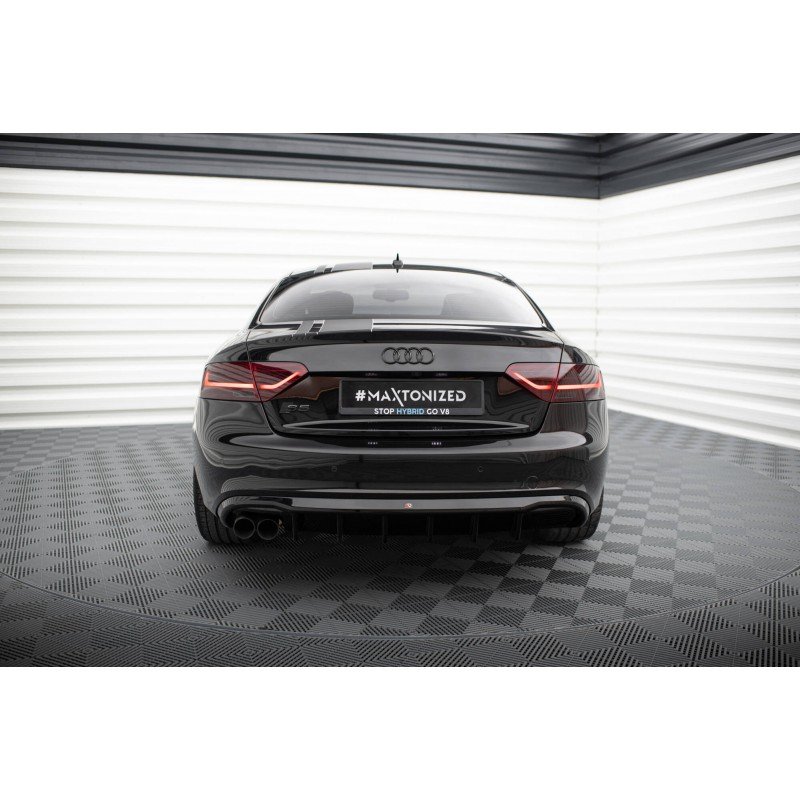 Difusor Maxton Design Audi A5 8T Coupe / Cabio S-Line (Salida Doble Izq) - Imagen 3