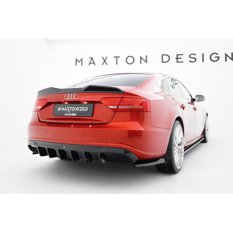 Difusor Maxton Design Audi A5 S-Line Sportback 8T (Doble Salida Izq)