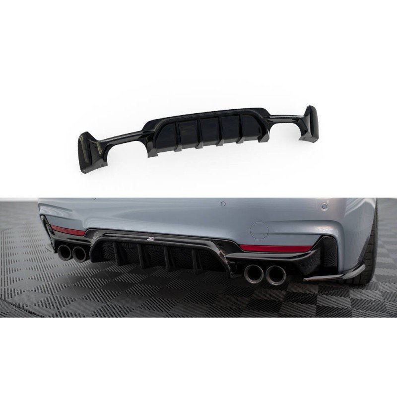 Difusor Maxton Design BMW 4 Coupe / Gran Coupe / Cabrio M-Pack F32 / F36 / F33 - Imagen 2