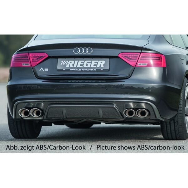 Difusor Rieger Audi A5 Sportback & Audi S5 Sportback B8 / B81