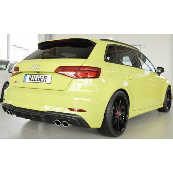 Difusor Rieger Audi S3 8V FL Sportback & Hatchback