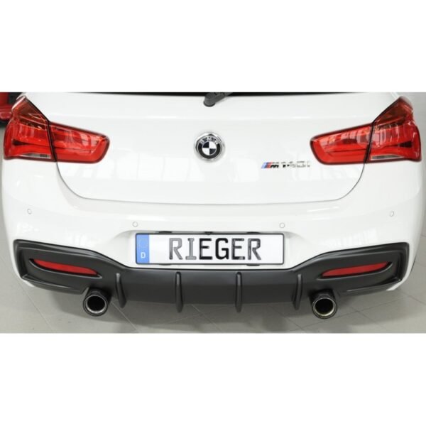 Difusor Rieger BMW 1 F20 LCI & F21 LCI / M135i & M140i & M-Pack