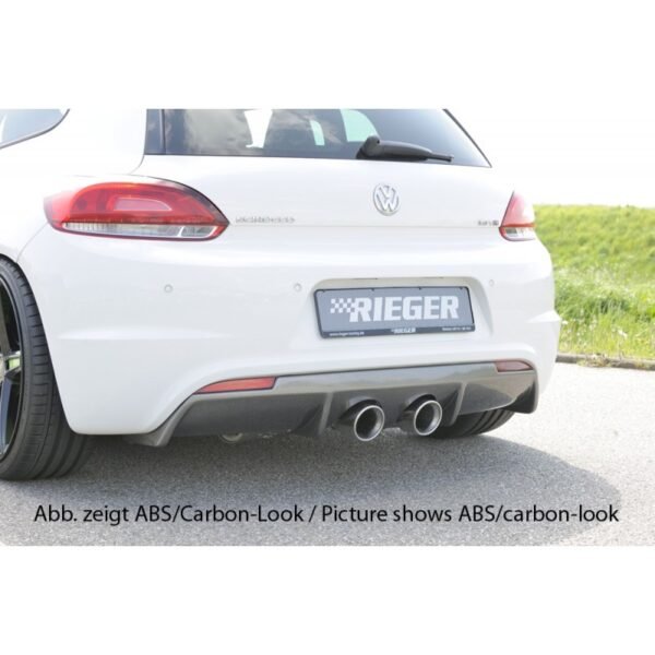 Difusor Rieger VW Scirocco Mk3 R-Line (Salida central)