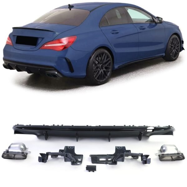 Difusor trasero Mercedes CLA AMG Line C117 (Type CLA45 AMG)