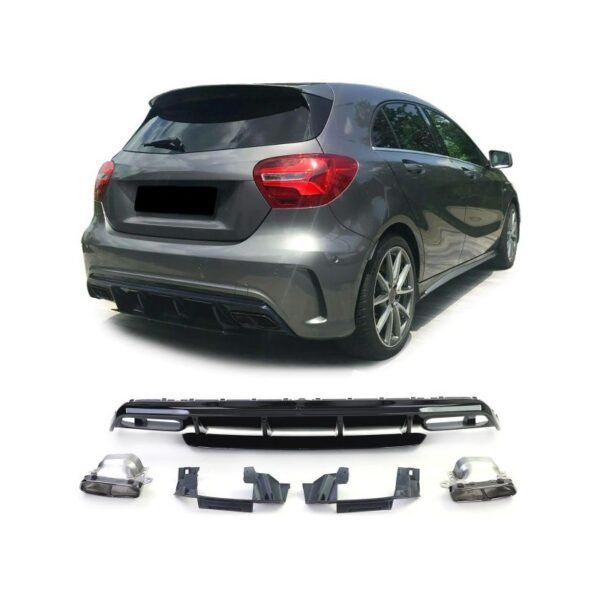 Difusor trasero Mercedes Clase A AMG-Line W176 (Type A45 AMG)