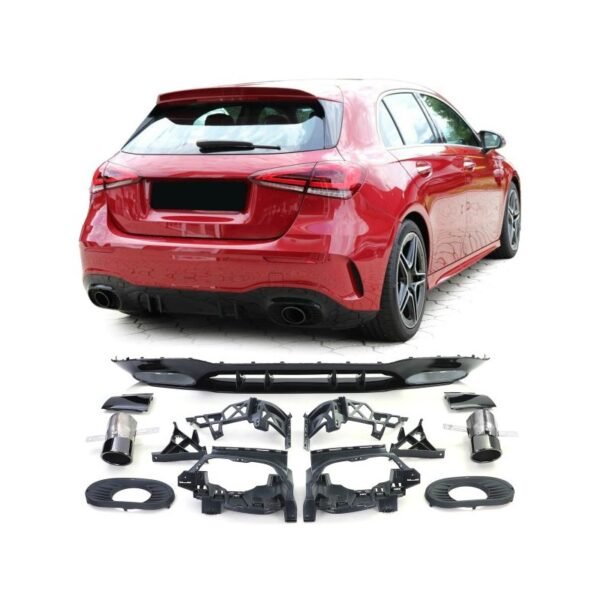 Difusor trasero Mercedes Clase A AMG-Line W177 (Type A35 AMG)