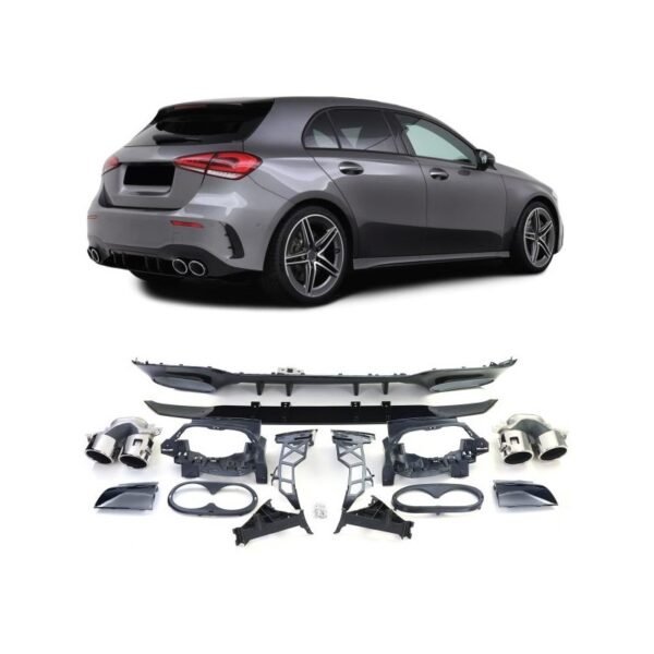 Difusor trasero Mercedes Clase A AMG-Line W177 (Type A45 AMG)