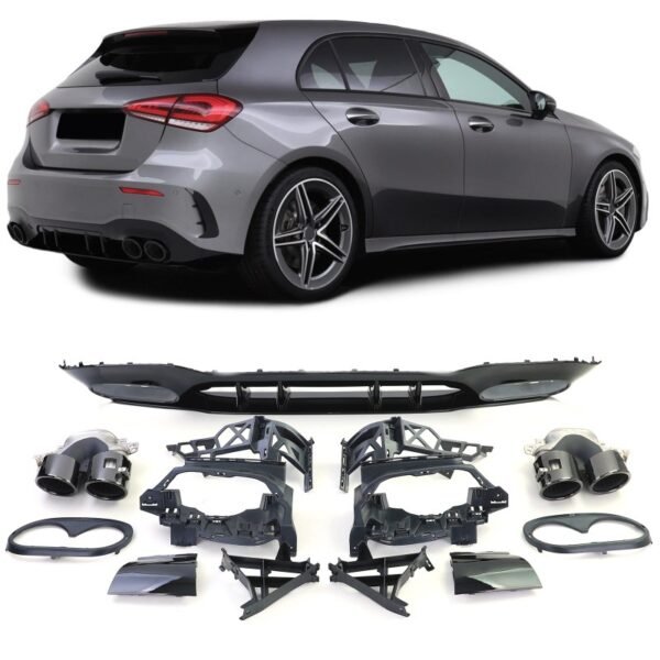 Difusor Trasero Mercedes Clase A AMG-Line W177 (Type A45 AMG)
