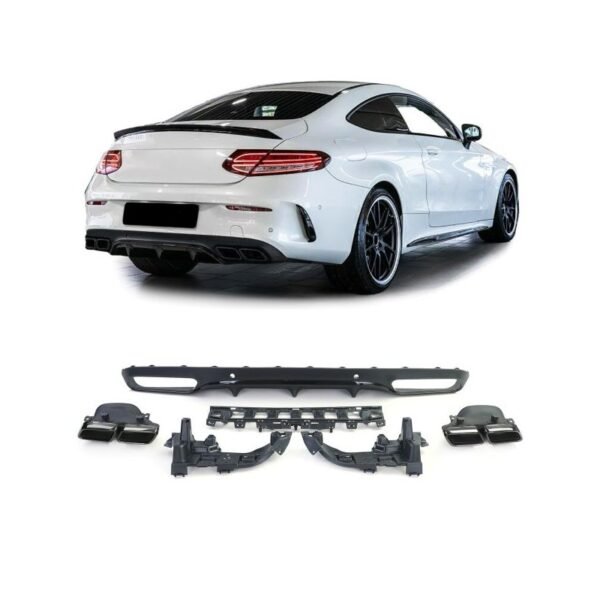 Difusor trasero Mercedes Clase C Coupe AMG Line C205 (Type C63 AMG)
