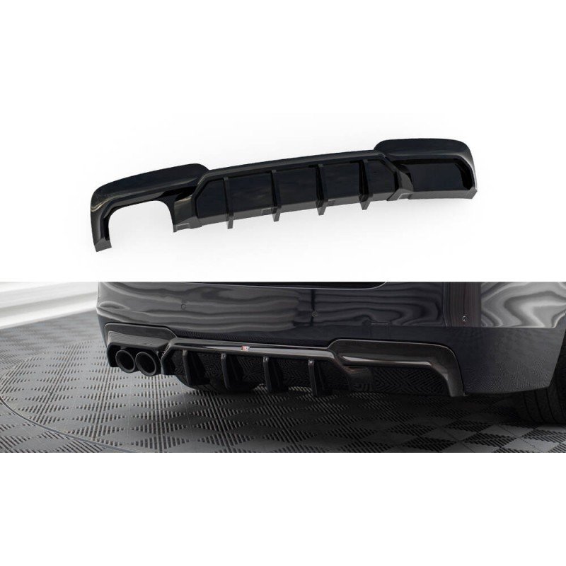 Difusor V.2 Maxton Design BMW 5 F10 M-Pack (Doble Salida Izquierda) - Imagen 2