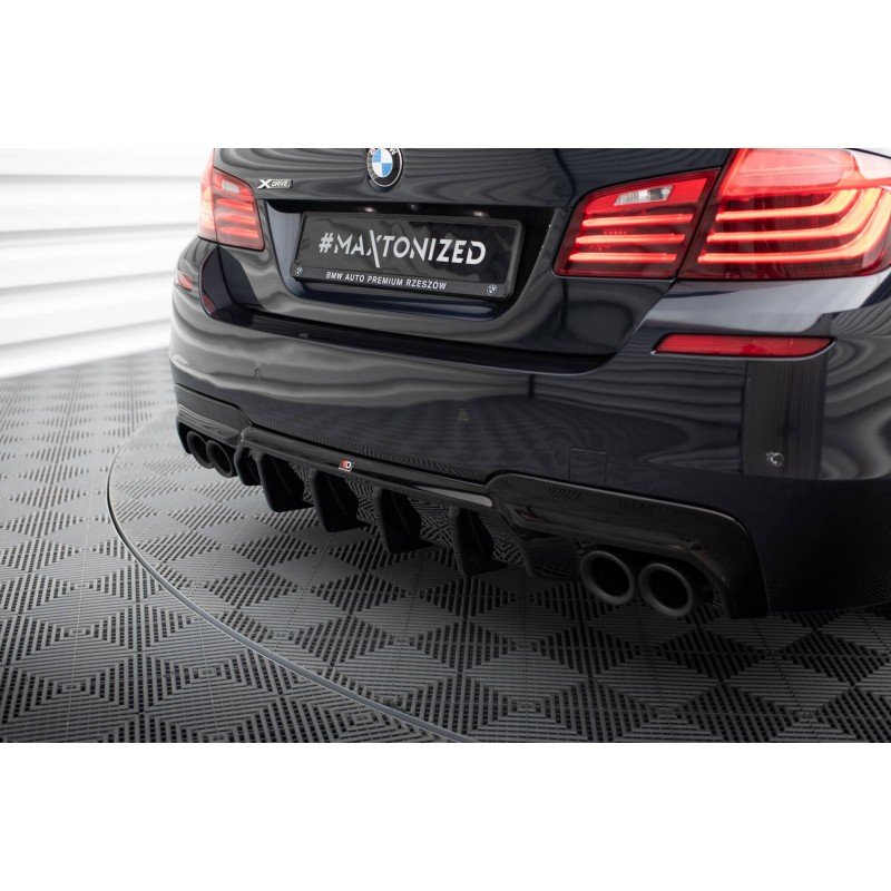 Difusor V.2 Maxton Design BMW 5 F10 M-Pack (Salida Doble Izq + Der) - Imagen 4