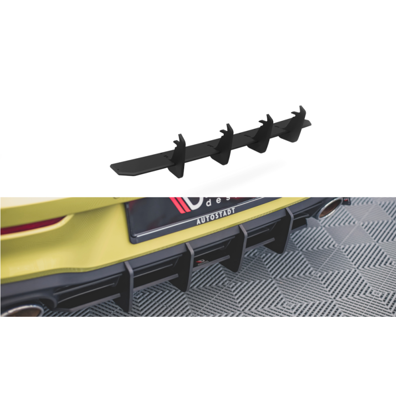 Difusor V.2 Street Pro Maxton Design VW Golf Mk8 GTI Clubsport - Imagen 2