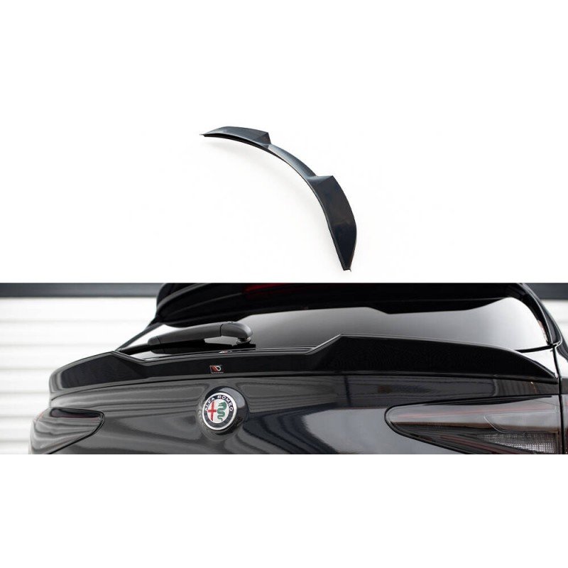 Extensión Alerón 3D Inferior Maxton Design Alfa Romeo Stelvio Quadrifoglio Mk1 - Imagen 2