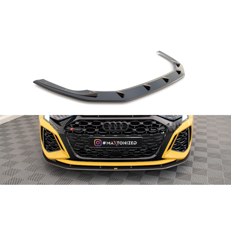 Lip Fibra Carbono Maxton Design Audi Audi RS3 8Y Sedán & Sportback - Imagen 2