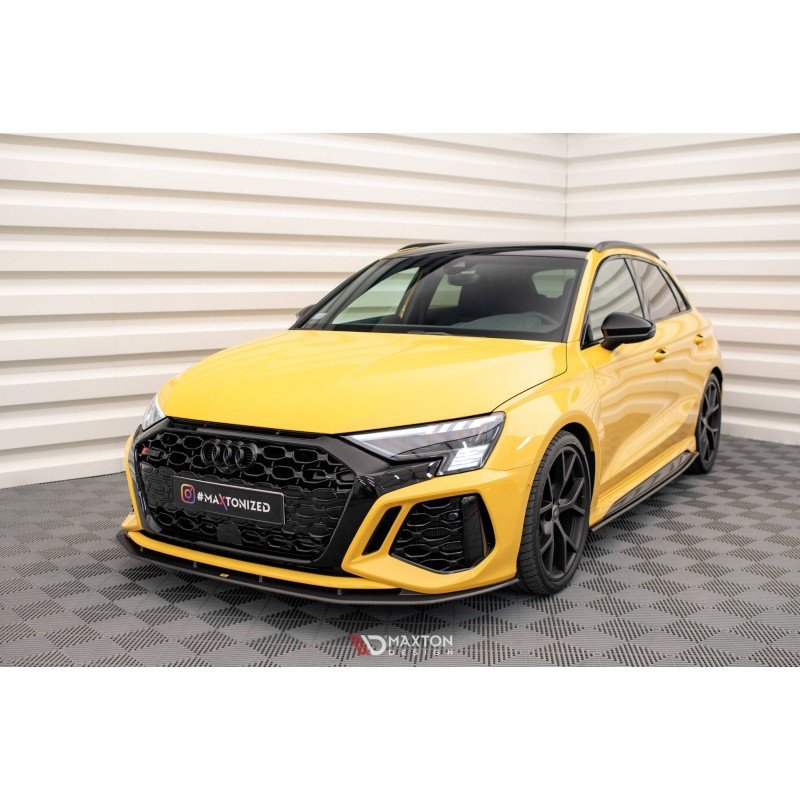 Lip Fibra Carbono Maxton Design Audi Audi RS3 8Y Sedán & Sportback - Imagen 3