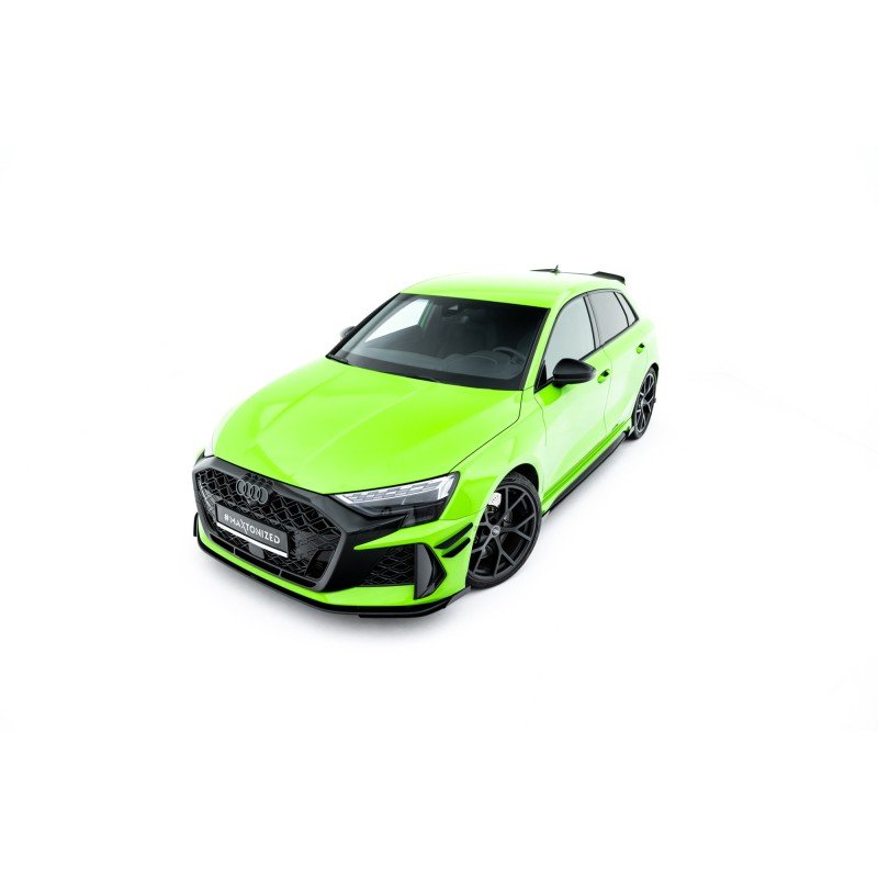 Lip Con Flaps Street Pro Maxton Design Audi RS3 Sportback 8Y FL - Imagen 3