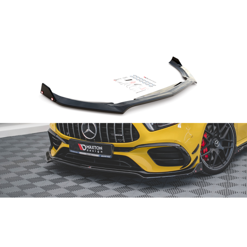 Lip Con Flaps V.3 Maxton Design Mercedes-AMG A45 S Pack Aero W177 - Imagen 2