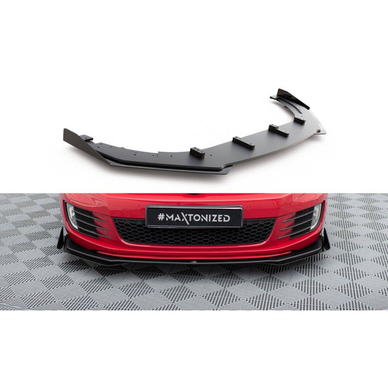 Lip Con Flaps V.3 Street Pro Maxton Design VW Golf Mk6 GTI - Imagen 2