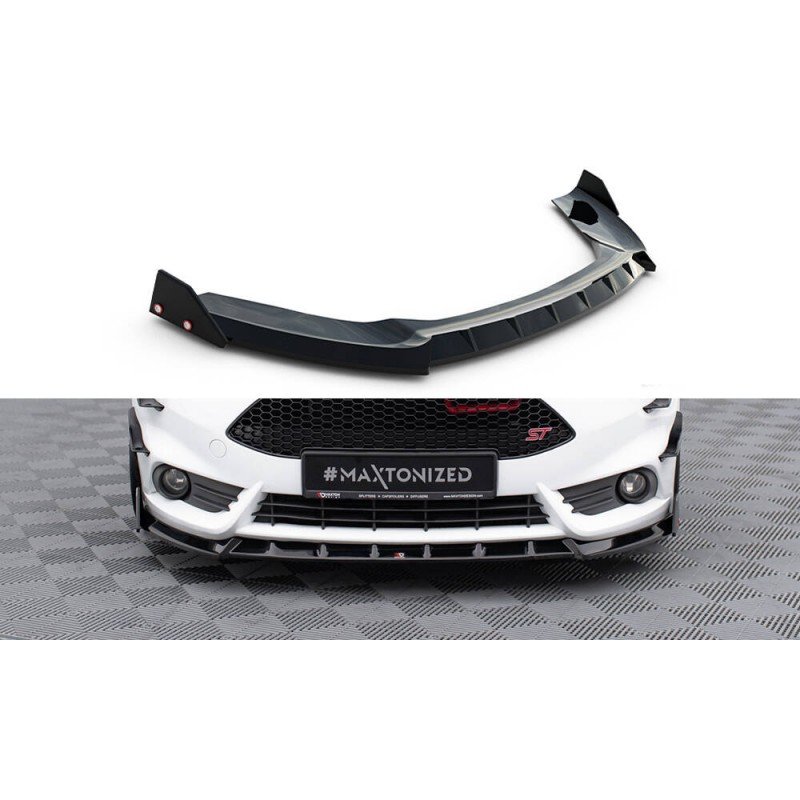 Lip Con Flaps V.6 Maxton Design Ford Fiesta ST Mk7 FL - Imagen 2