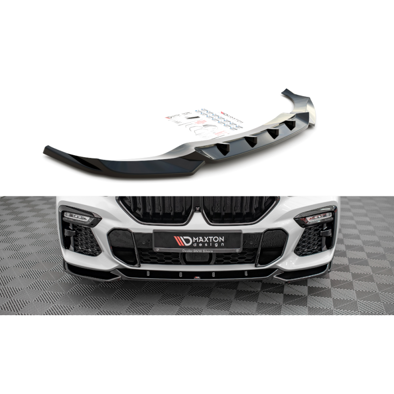 Lip V.1 Maxton Design BMW X6 M-Pack G06 - Imagen 2