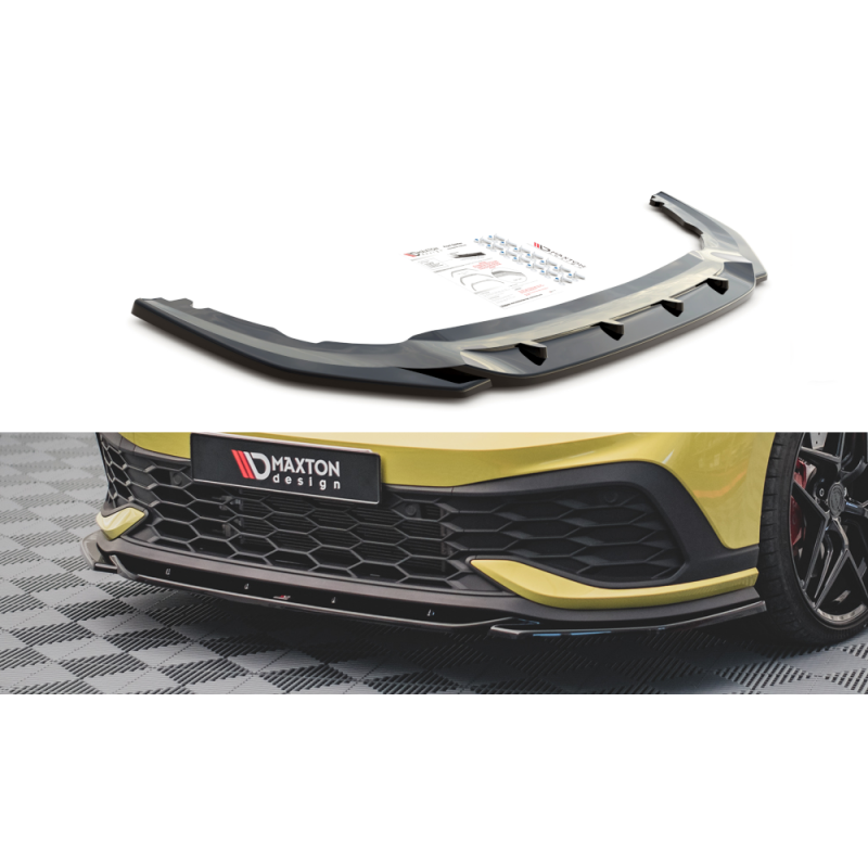 Lip V.2 Maxton Design VW Golf Mk8 GTI Clubsport - Imagen 2
