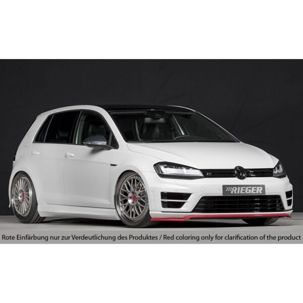 Lip Rieger VW Golf Mk7 R y VW Golf Mk7 R-Line