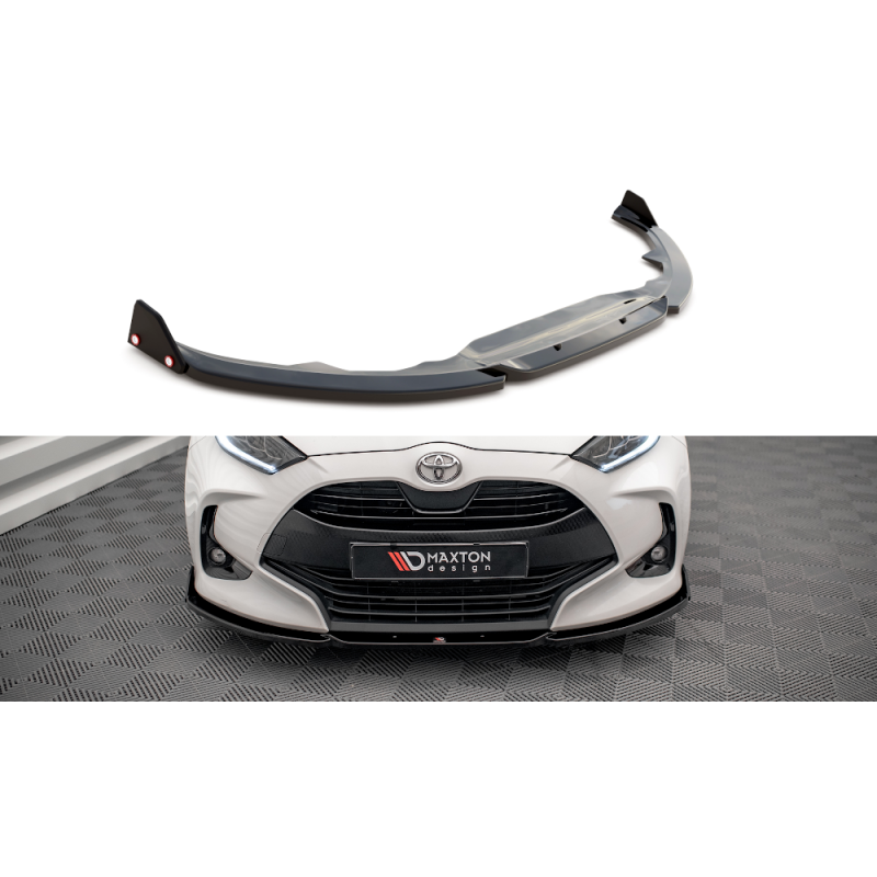Lip V.1 Con Flaps Maxton Design Toyota Yaris - Imagen 2