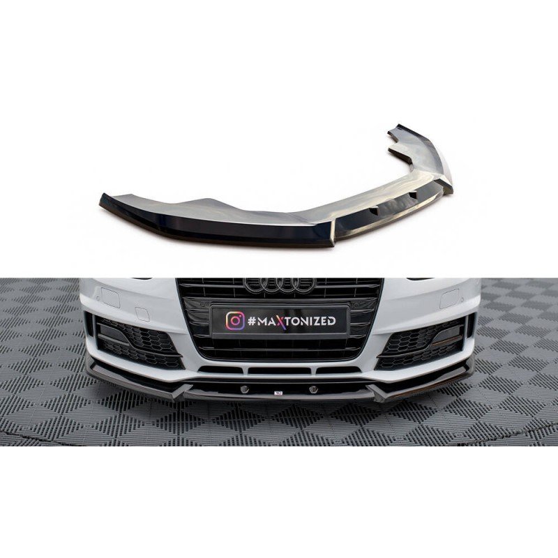 Lip V.1 Maxton Design Audi A4 B8 FL Competition Sedán / Avant - Imagen 2