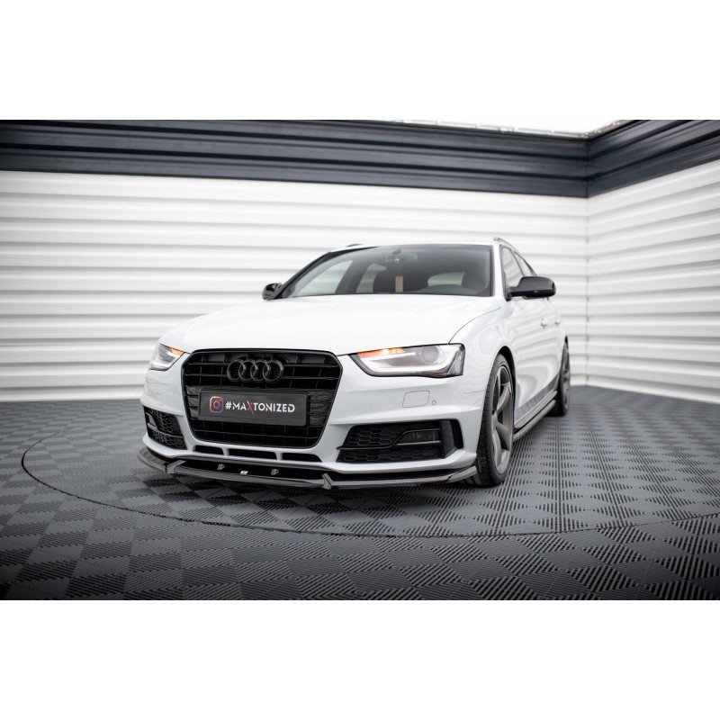 Lip V.1 Maxton Design Audi A4 B8 FL Competition Sedán / Avant - Imagen 3