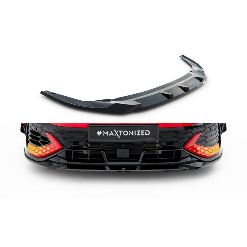 Lip V.1 Maxton Design VW Golf GTI Clubsport Mk8 FL - Imagen 2
