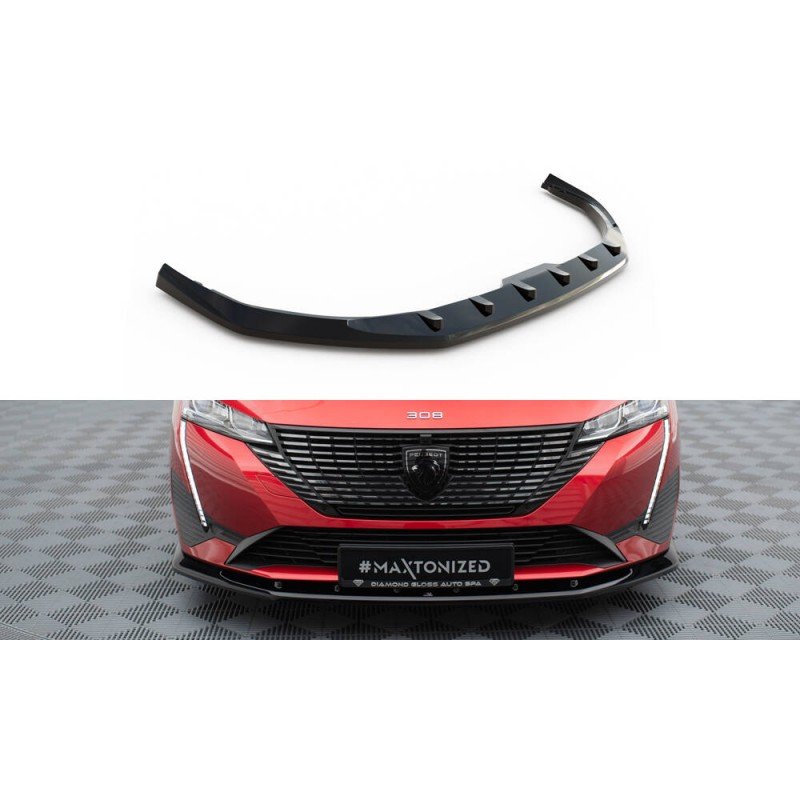 Lip V.1 Maxton Design Peugeot 308 Hatchback & SW Mk3 - Imagen 2