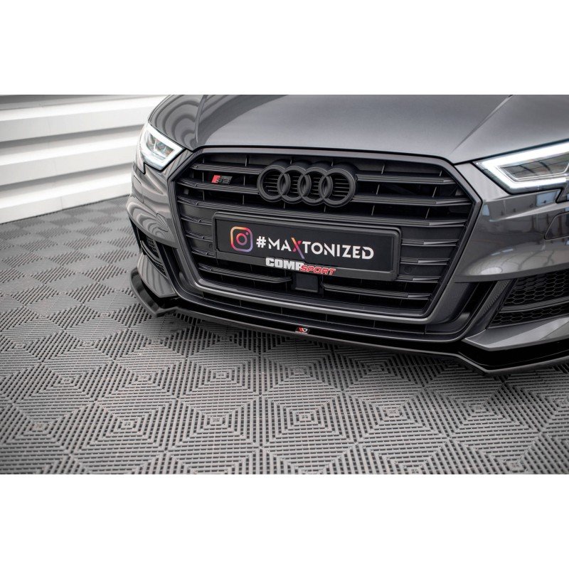 Lip V.2 Maxton Design Audi S3 Sportback 8V FL - Imagen 3