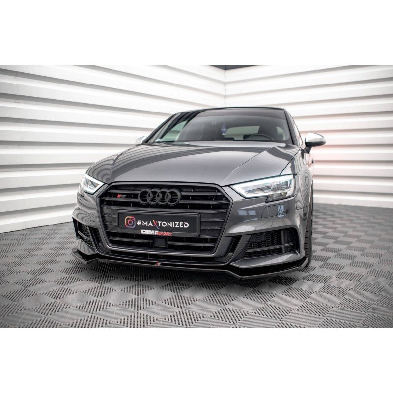 Lip V.2 Maxton Design Audi S3 Sportback 8V FL - Imagen 4
