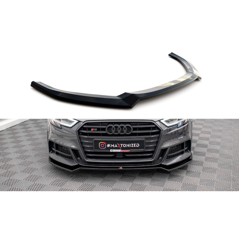 Lip V.2 Maxton Design Audi S3 Sportback 8V FL - Imagen 2