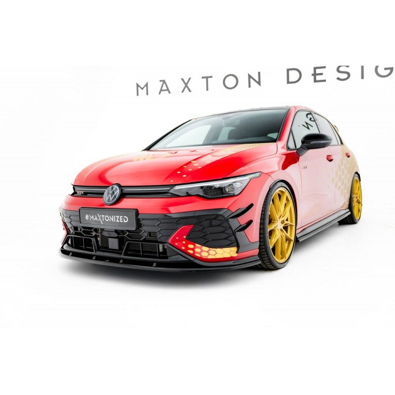 Lip V.2 Maxton Design VW Golf GTI Clubsport Mk8 FL
