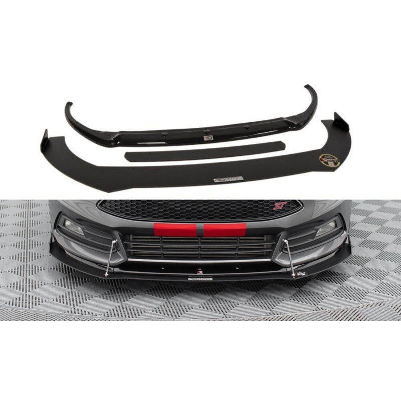 Lip Híbrido V.2 Maxton Design Ford Focus ST Mk3 FL - Imagen 2