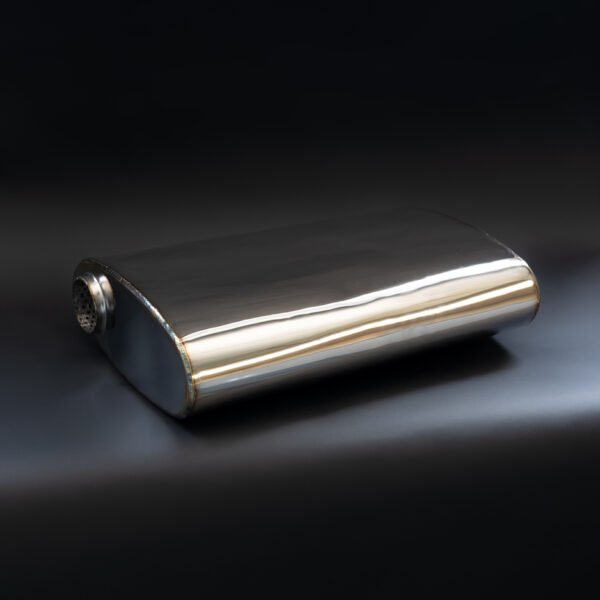 Silenciador de inox de 1 vía en 53mm